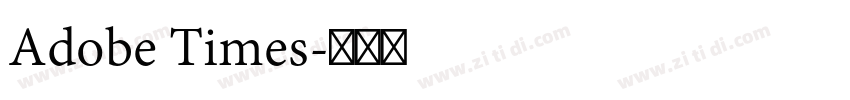 Adobe Times字体转换